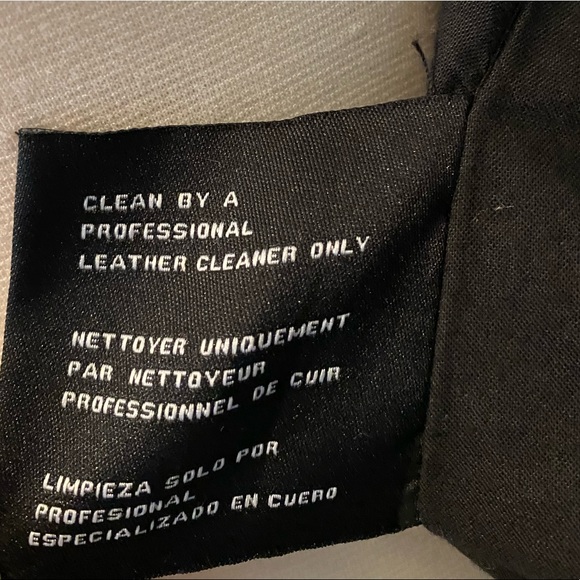 Michael Kors maroon/black leather moto jacket w/ gunmetal hardware -small - Picture 14 of 16